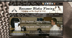 Desktop Screenshot of buccaneerbladesfencing.com